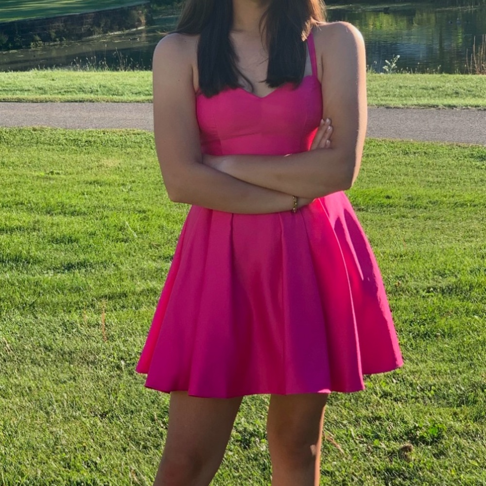 Blondie Nites Pink Mini Dress - Picture 7 of 7